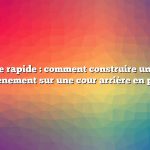 Réponse rapide : comment construire un mur de soutènement sur une cour arrière en pente